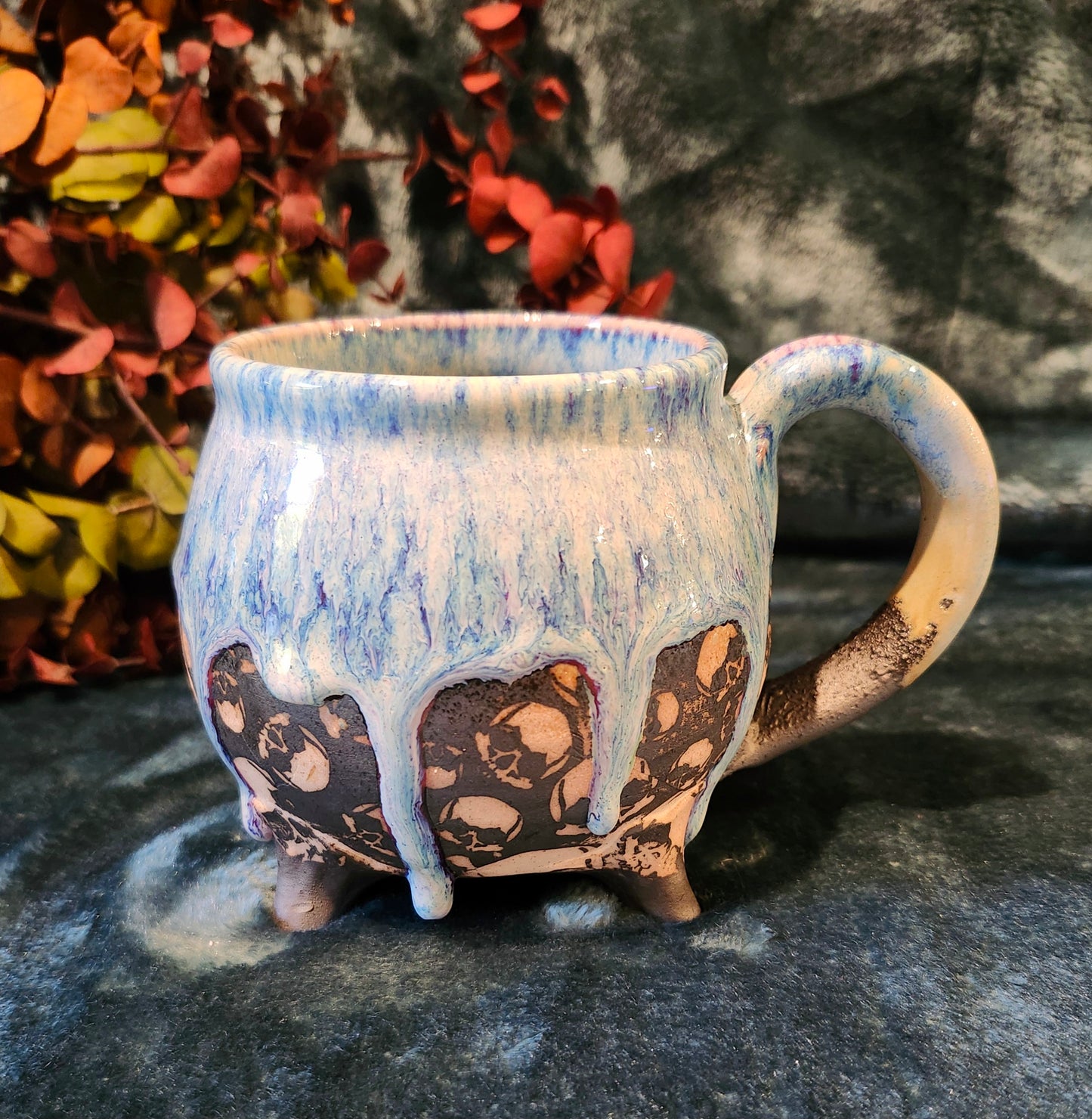 SM Poison Skull Cauldron (Stormy Blue)