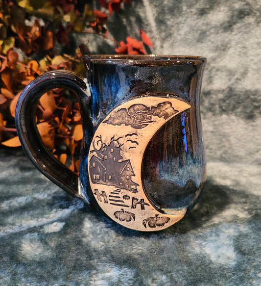 MED Halloween Moon Mug