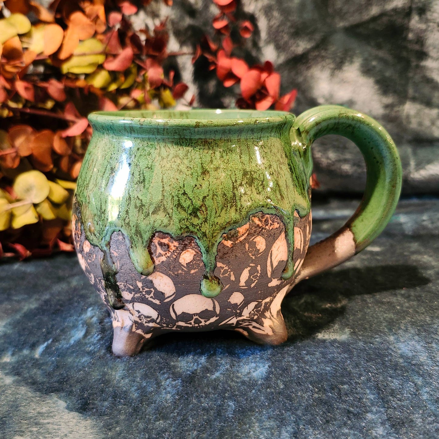 MED Poison Skull Cauldron (Green)