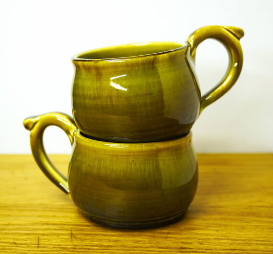XS Espresso cup- Olive Swirl