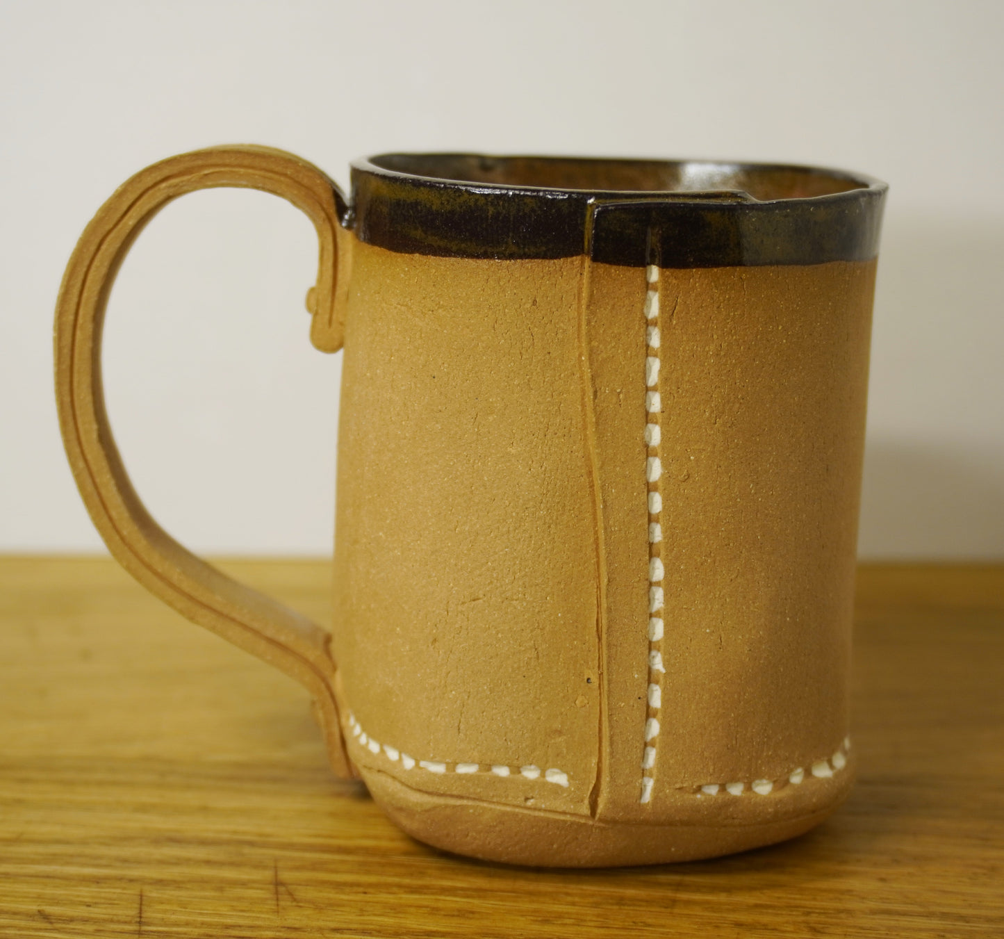 MED Leather Mug- Copper
