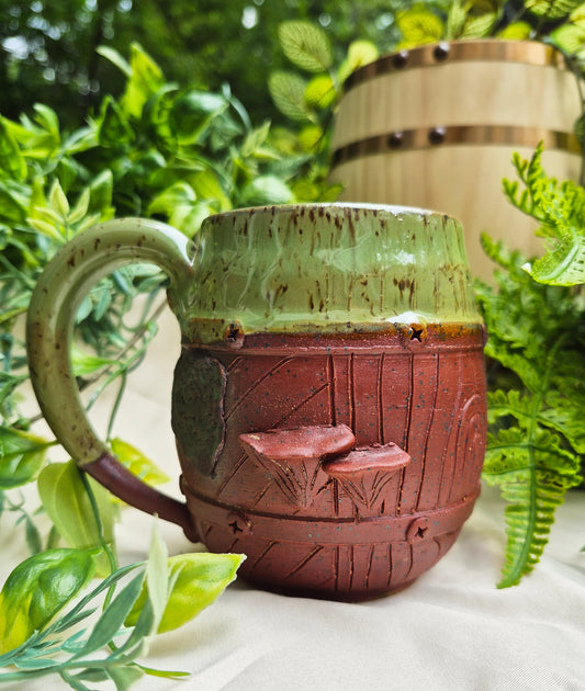 MED Moss and Mushroom Barrel