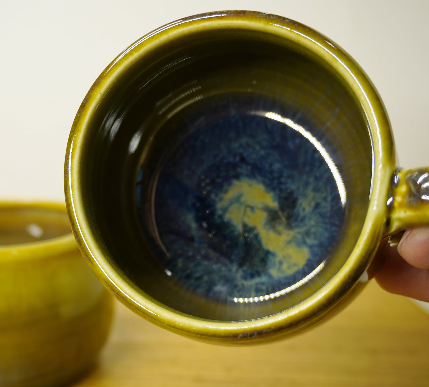 XS Espresso cup- Olive Swirl