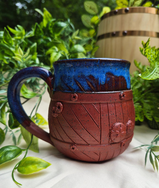MED Sea Barrel Mug- Blue