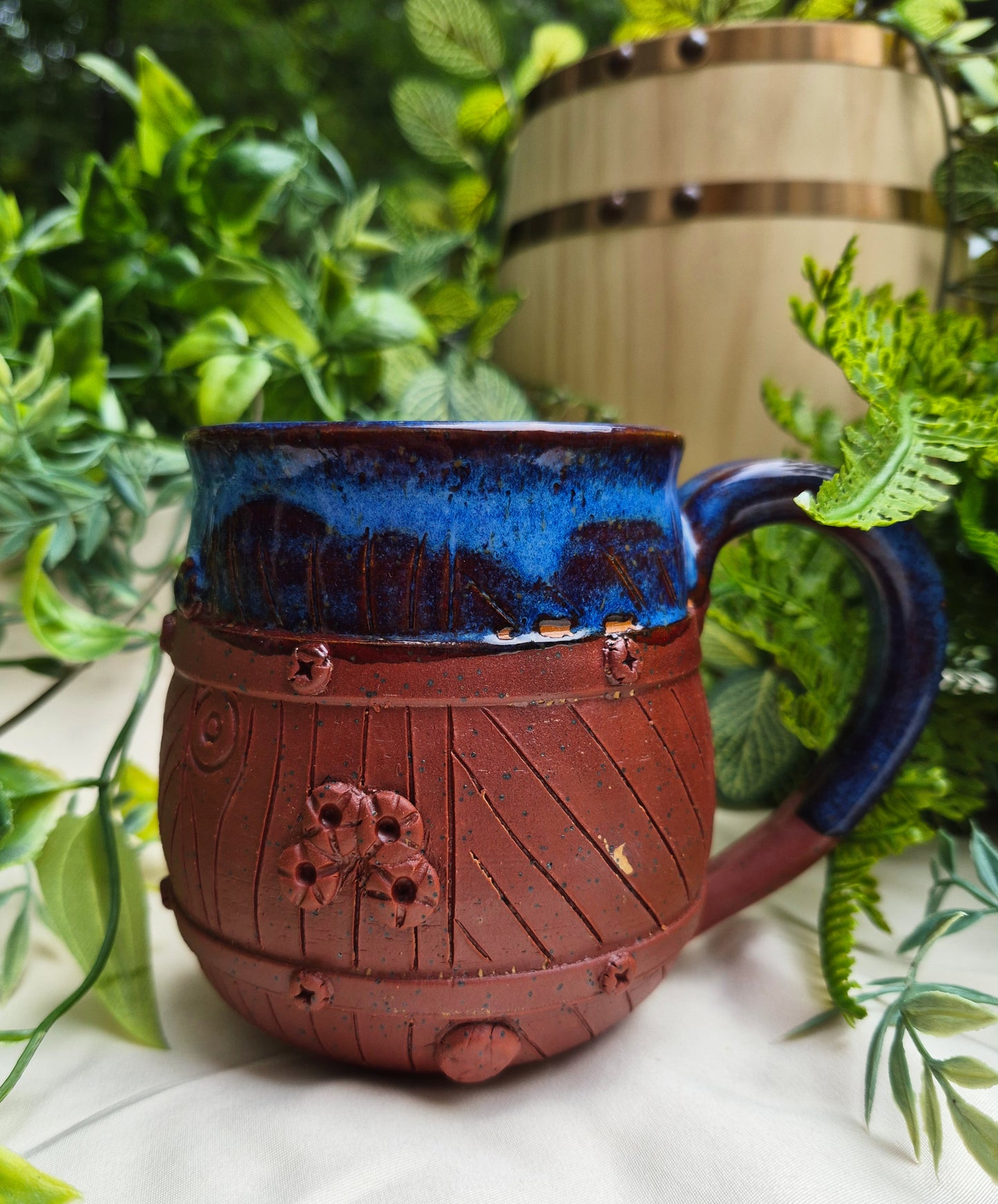 MED Sea Barrel Mug- Blue